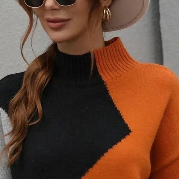 🍁🆕Colorblock Sweater - Picture 7 of 8